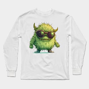 Cute Fluffy Monster Long Sleeve T-Shirt